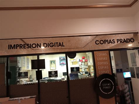 copias prado calle goya horario